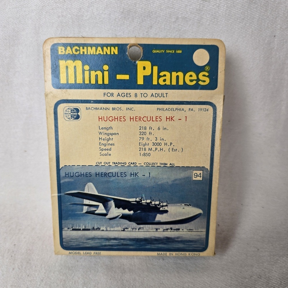 Bachmann‎ Mini-Plane 94 Hughes Hercules HK-1 #8394